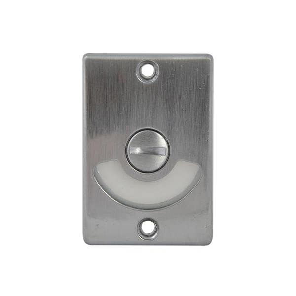 Yale Locks Indicator Bolt For Bathrooms Or W.c Doors Satin Chrome P127 - Satin Chrome - 