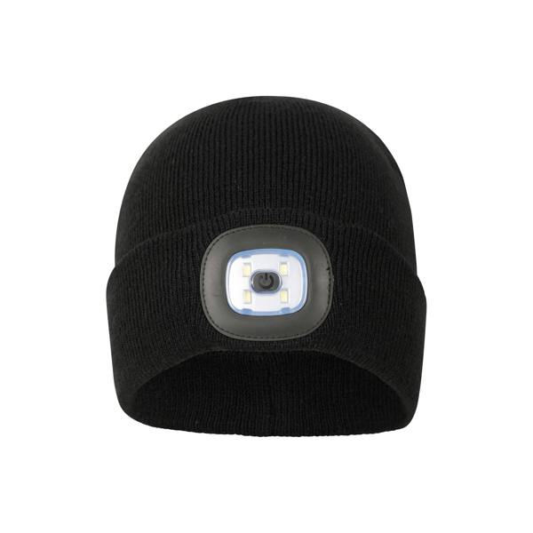 Mountain Warehouse Mens Highlands Torch Beanie - Black - 