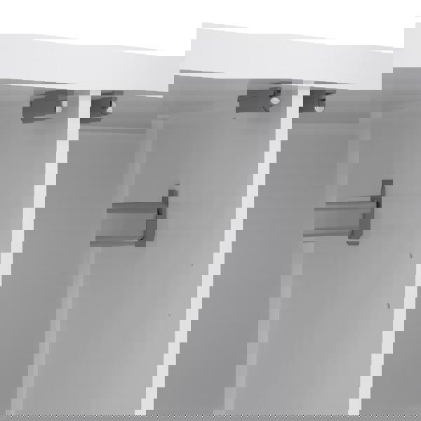 Furniture To Go Naia Wardrobe with 2 doors + 1 drawer in White High Gloss