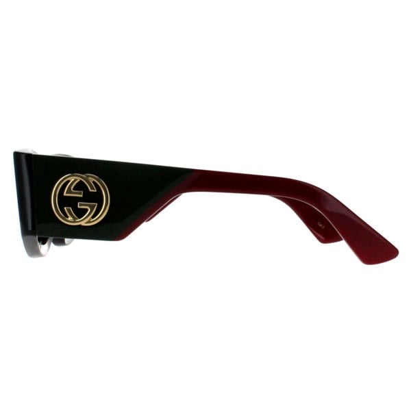 Gucci Sunglasses GG1664S 002 Havana with Green and Red Green