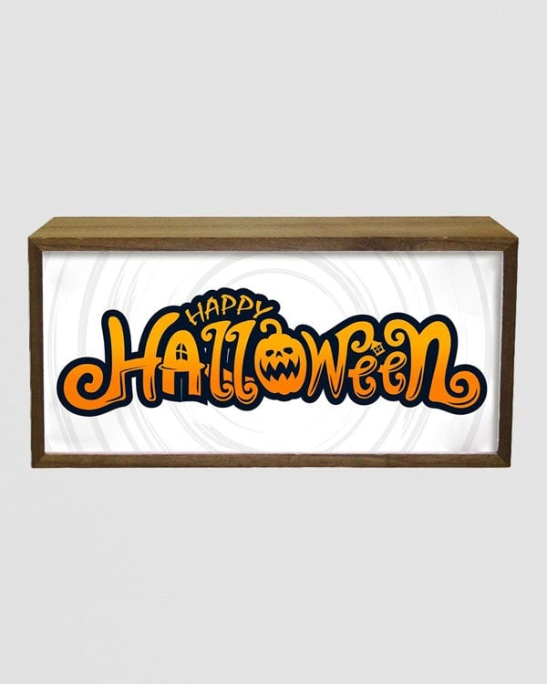 Light Box Home Happy Halloween