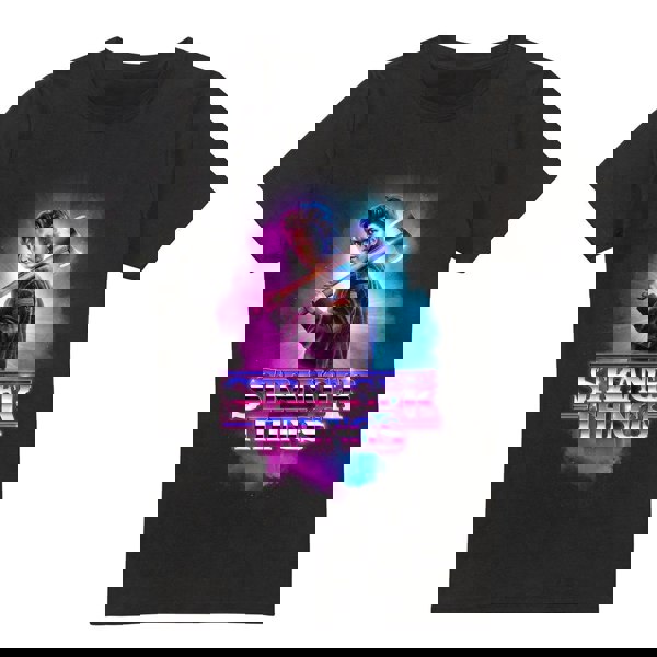 Stranger Things Mens Steve Harrington Metal T-Shirt - Black