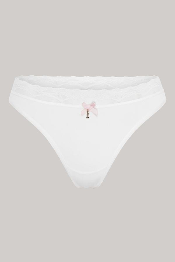 ELLE Multi Pack (5) Lace Waist Thongs