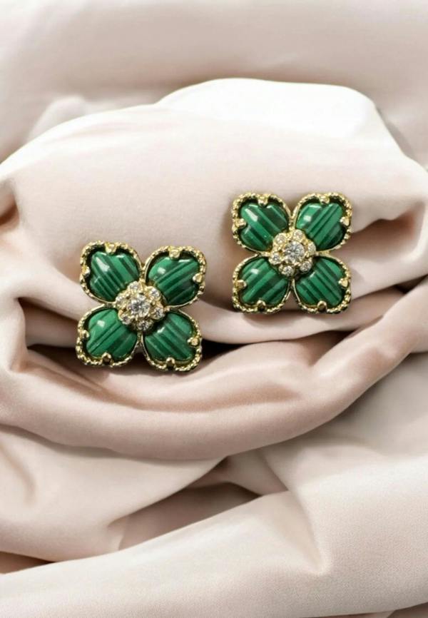 Still life of the earrings.