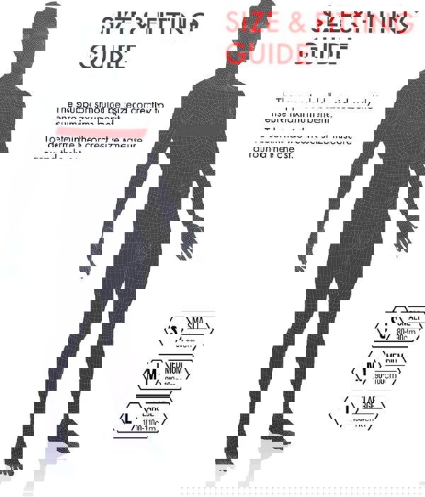 Vulkan Classic Shoulder Strap Support - Size Guide