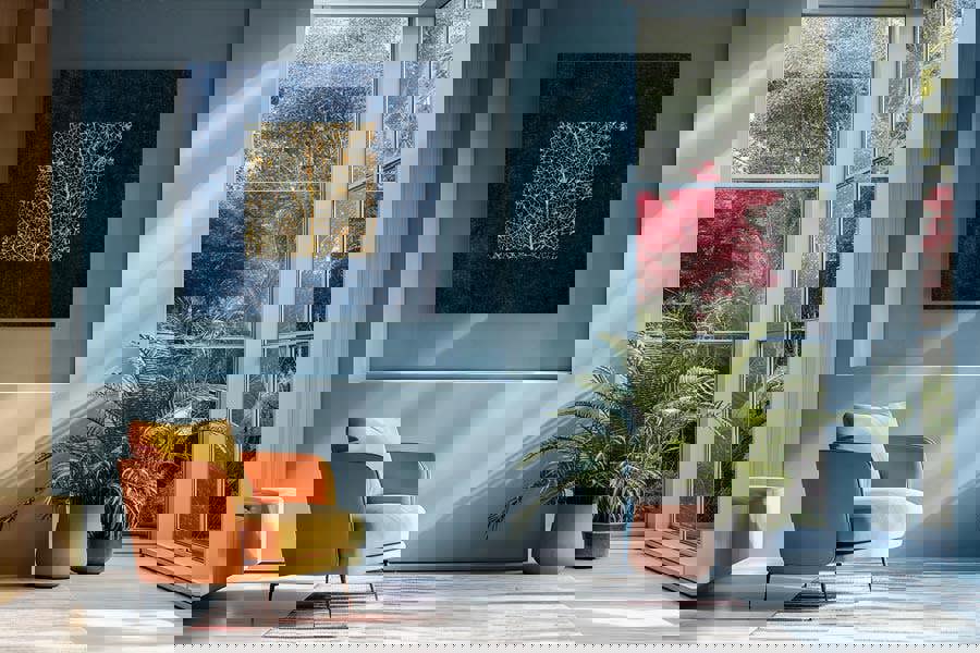 elegant minimalist art print of golden leaf