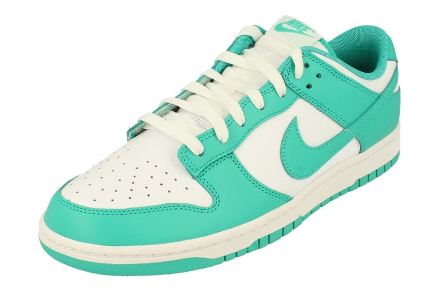 Nike Dunk Low Retro Bttys Mens Trainers Dv0833  101 - White Clear Jade White 101 - Photo 0