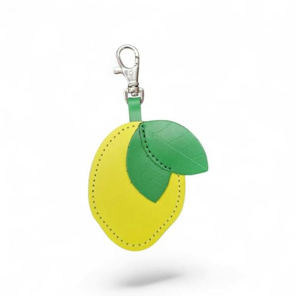 Zatchels Handmade Leather Fruity Bag Charm – Lemon