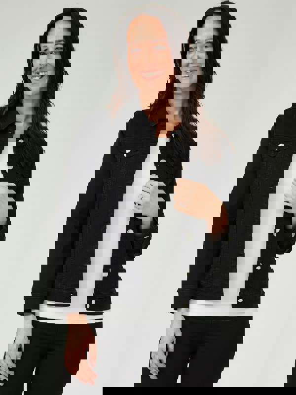 PennyPlain Denim Style Jacket - Black Wash