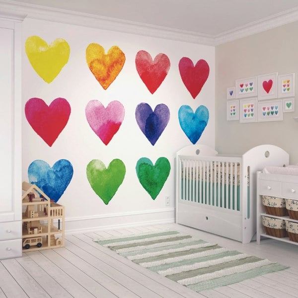 Origin Murals Colour My Heart Wall Mural