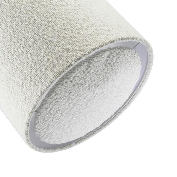 Luxuriously Textured Boucle Lamb Wool Fabric Pendant Lighting Shade Image 5