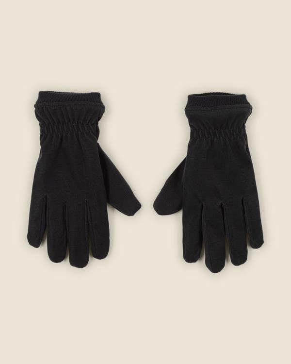 Larsson & Co Black Touchscreen Gloves With Fleece Lining
