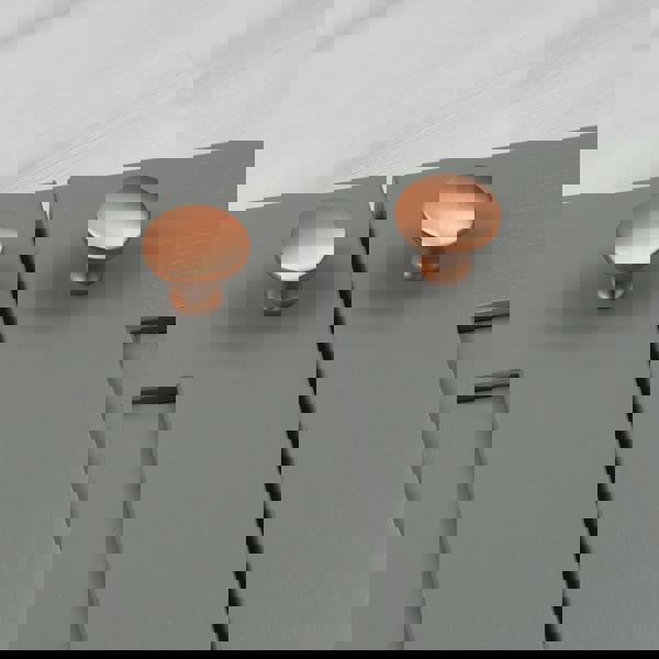 Handle & Home 30mm Satin Copper Knob