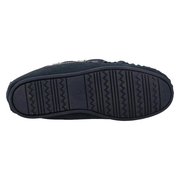 Cotswold Chatsworth Suede Women's Navy Slippers