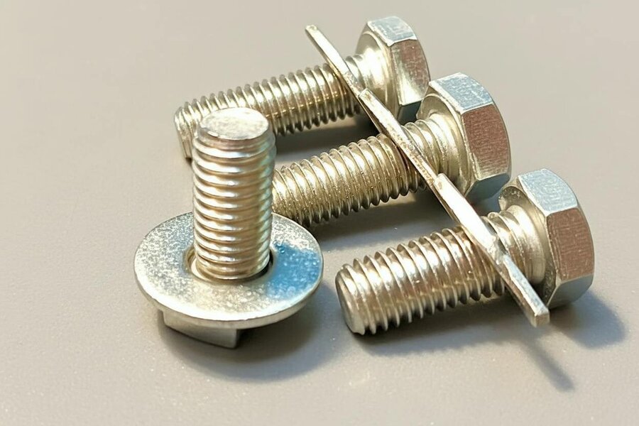 Fixaball M14 Hex Set Screw Bolt Washer A2 304 Stainless