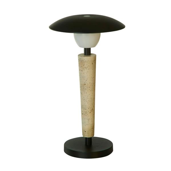 Lighting Collection LED Rechargeable Metal Table Lamp