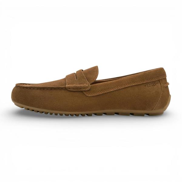 Tamaris Men's Brown Suede Moccasin Loafers