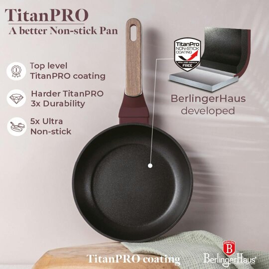 Berlinger Haus 3 Pcs Frypan Set Leonardo Nordic | Berlinger Haus BH8303