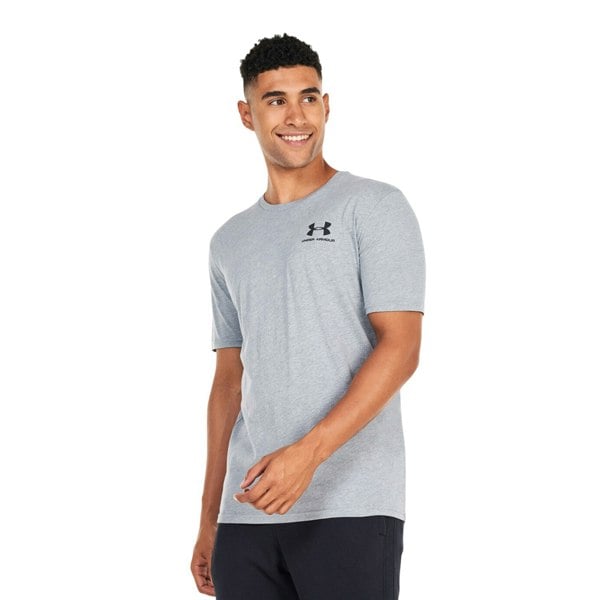 Under Armour Mens Sportstyle Short-Sleeved T-Shirt - Grey