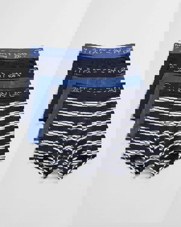 GANT STRIPE TRUNK 3-Pack Mens Evening Blue