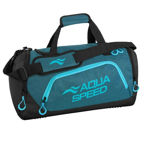 Aqua Speed Medium Sports Bag | Swim Pool Ventilated Duffel with Wet Gear Pocket