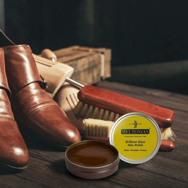 Meltonian Brilliant Gloss Wax Polish - High Gloss Durable Protection 100ml