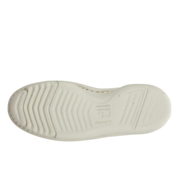 Clarks Mens Origin Leather Shoes - White - 