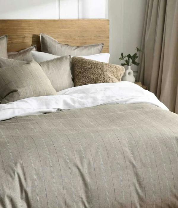 M.M Linen Hedge Duvet Set Natural