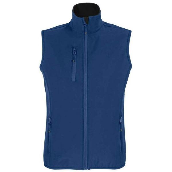 SOLS Womens/Ladies Falcon Softshell Recycled Body Warmer - Abyss Blue
