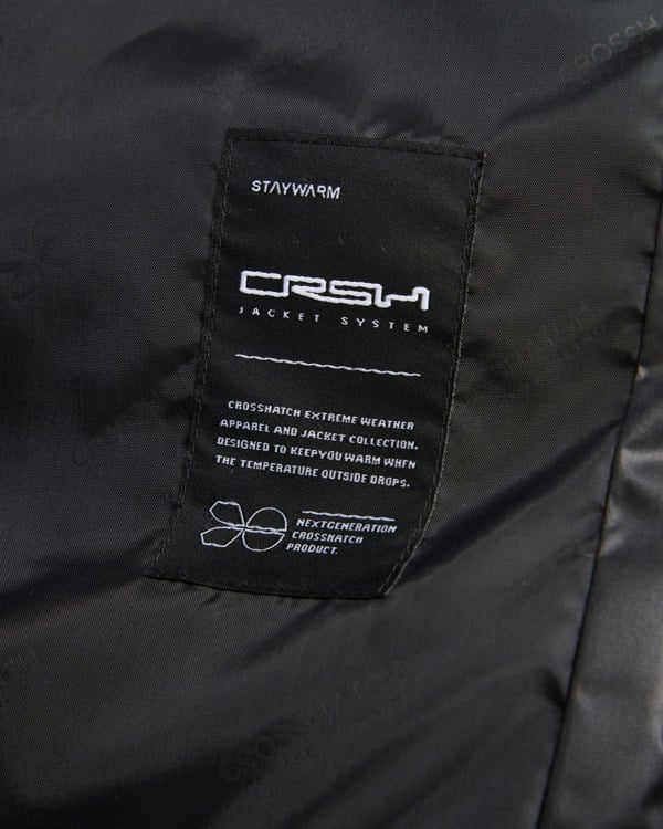 Crosshatch Camptor Panel Jacket Black