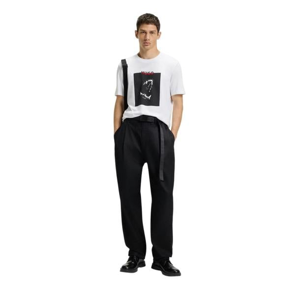 Hugo Mens Doberman T-Shirt - White - 