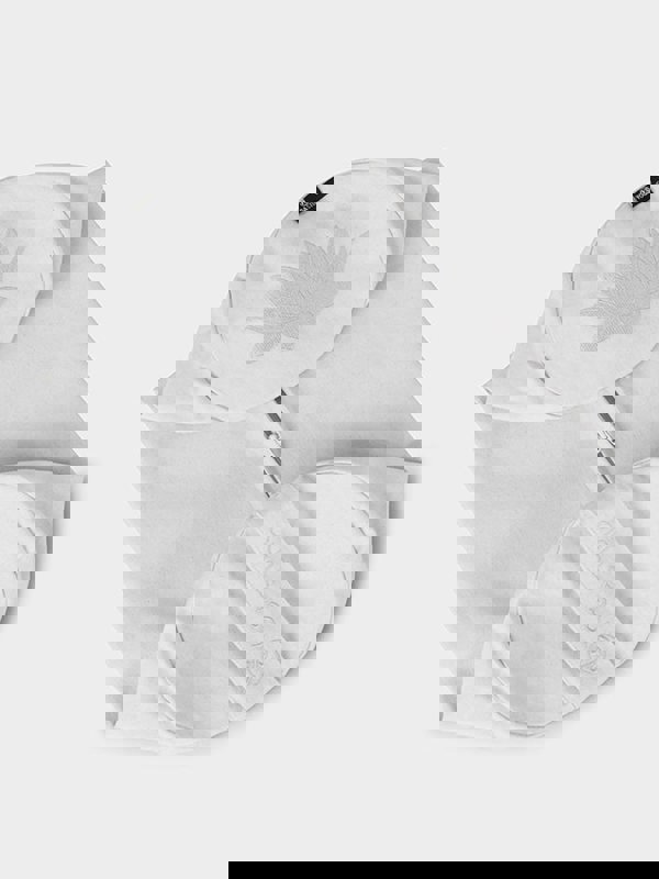 Yoga Studio Replacement Round Lotus Bolster Outer Cushion Cover Natural White