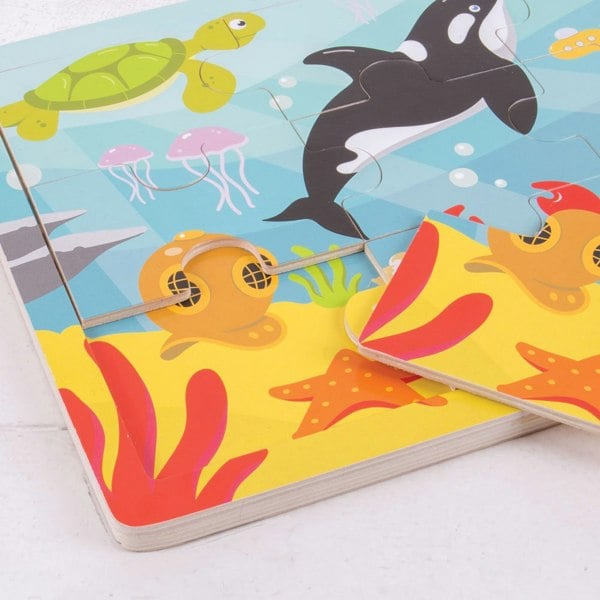 Bigjigs Toys Tray Puzzle (Underwater)