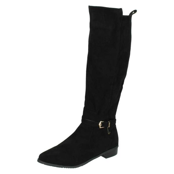 Spot On Ladies Spot On Knee High Winter Boots
