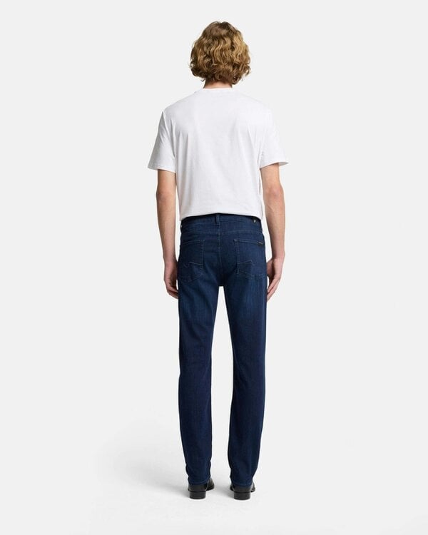 7 For All Mankind SLIMMY Mens Slim Fit Luxe Performance Denim Jeans - Deep Blue