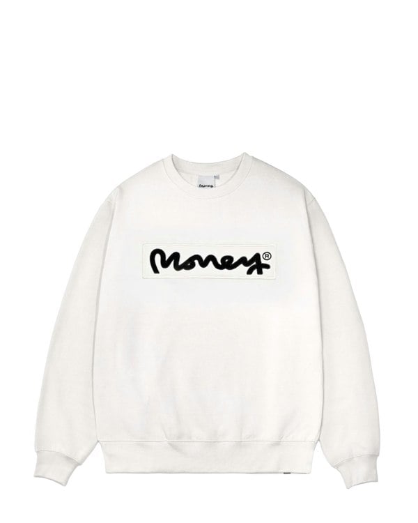 Money Sig Ape Hells Crew Sweat White