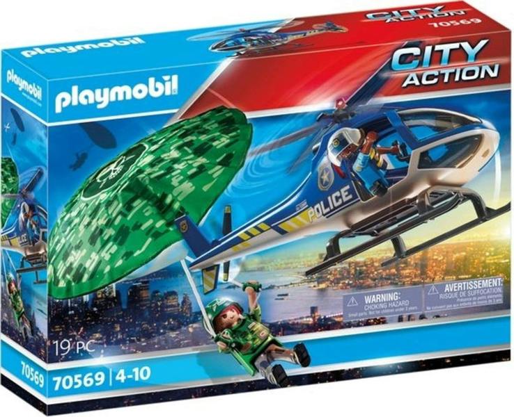Playmobil Police Parachute Search - 70569 Playset