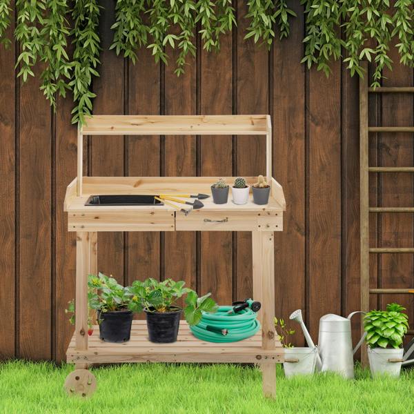 Potting Bench Table