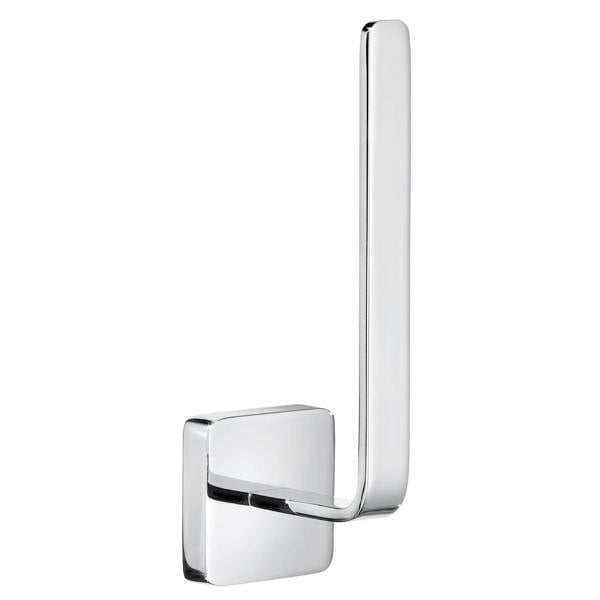 Polished chrome spare toilet roll holder