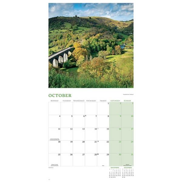 Peak District Calendar 2027, Wall Calendars, Month To View, Travel, Gift