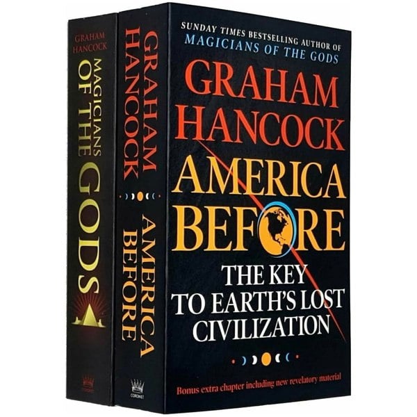 Graham Hancock 2 Books Collection Set Magicians of the Gods and America Before