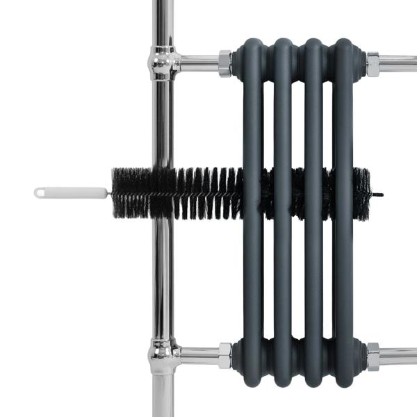 Monstershop Traditional Heated Towel Rail Radiator – 950mm x 480mm  – Anthracite Grey