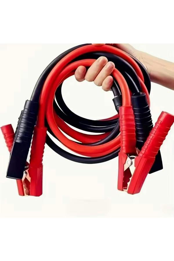 Dyzi Car Jump Starter Cables Insulated Clamps Heavy-Duty 2.5m