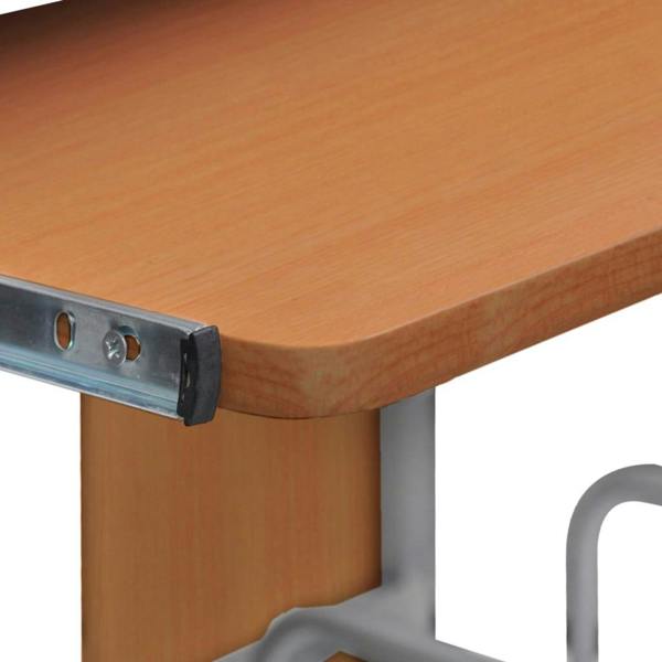 Berkfield Computer Desk Brown 110x52x88.5 cm Engineered Wood