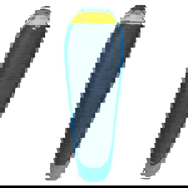 Mountain Warehouse Unisex Adult Left Zip Winter Mummy Sleeping Bag - Navy - 