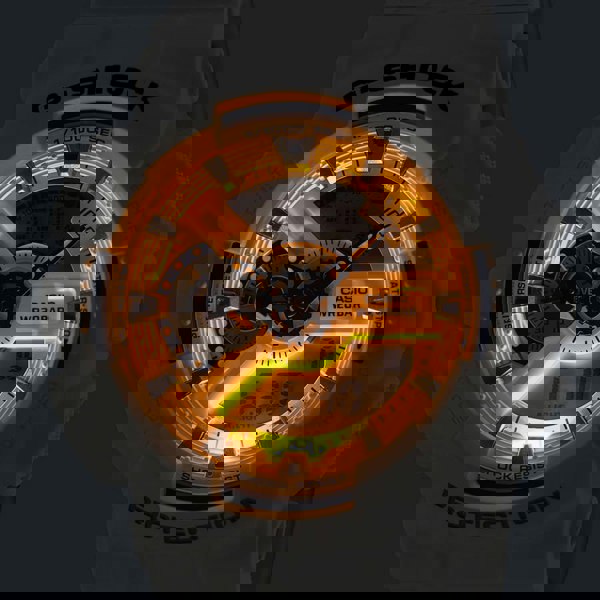 Casio Mens G-Shock Marvel Studios Fantastic Four White Dual Display Watch GA-110HDS-7AER