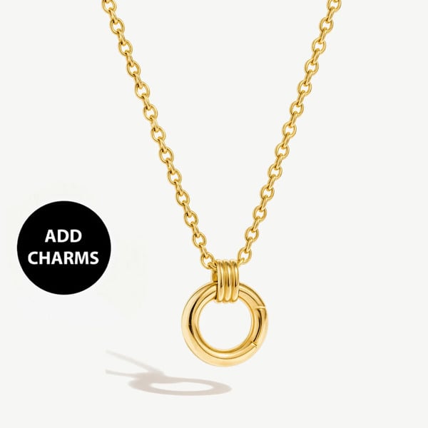 MUCHV Rolo Chain For Charms (Small O-Clasp Pendant)