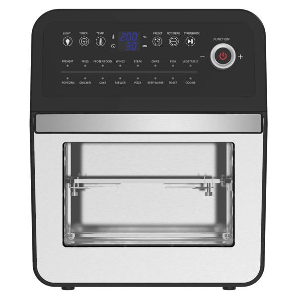 EMtronics 12L Digital Air Fryer Oven - Silver