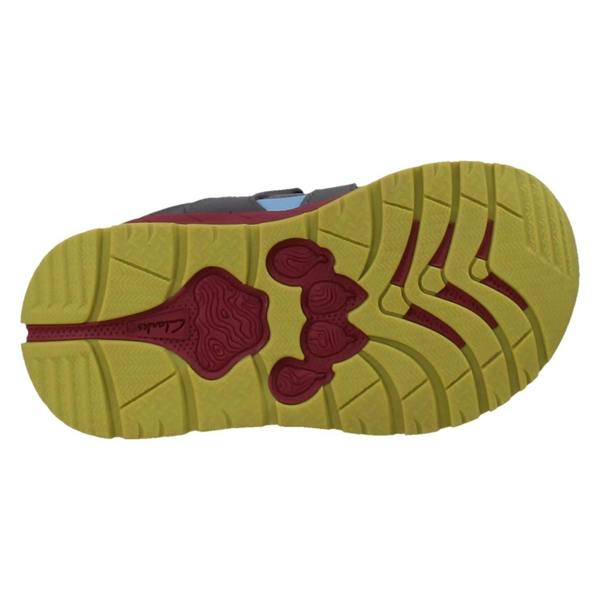 Clarks Kids Clarks Playprints Elasticated Sporty Trainers Selva Hero