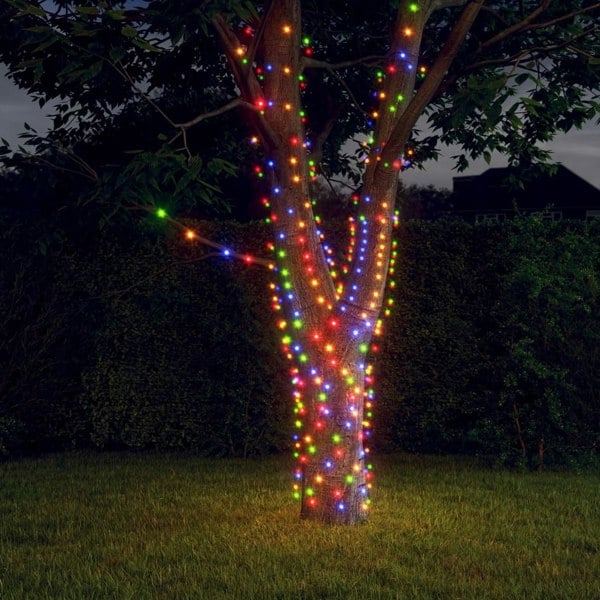 Berkfield Solar Fairy Lights 5 pcs 5x200 LED Colourful Indoor Outdoor